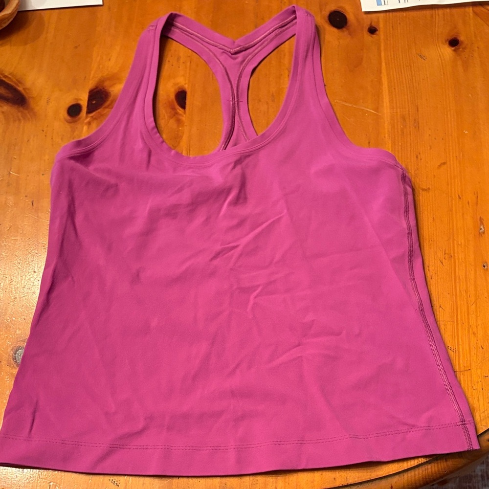 Women's Pink Racerback Tank Top